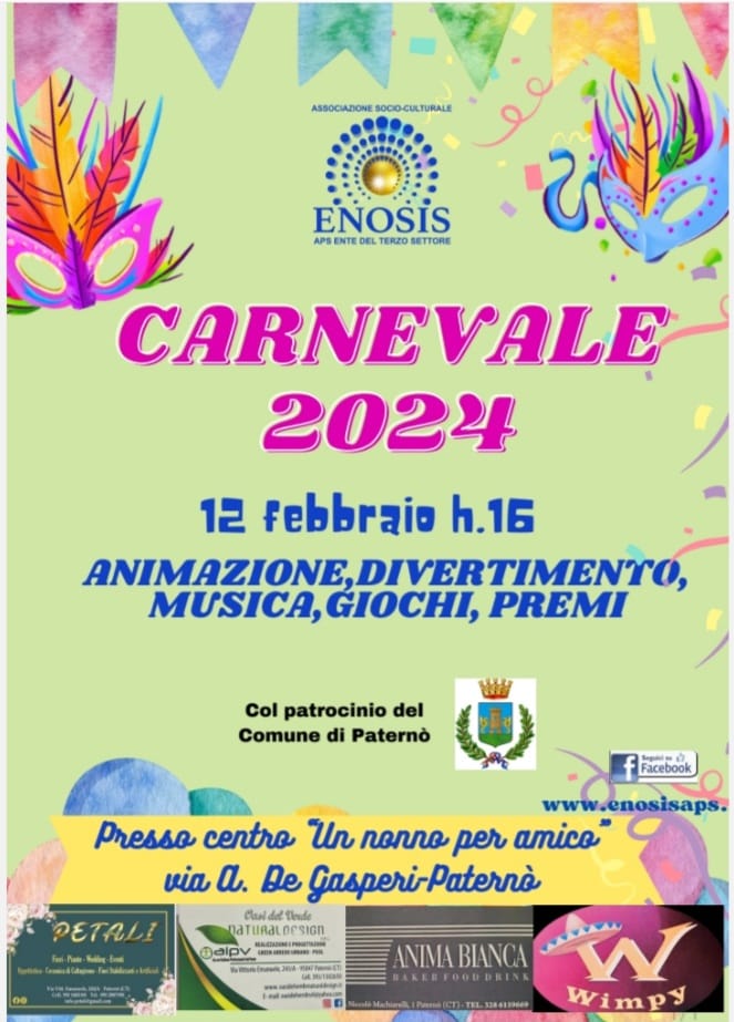 FESTA DI CARNEVALE 2024