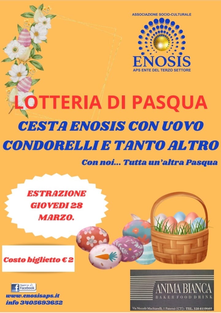 LOTTERIA PASQUA 2024